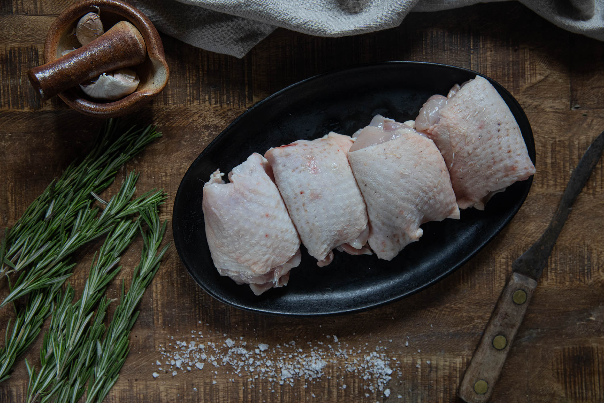 Chicken Thighs, Boneless Skin-On