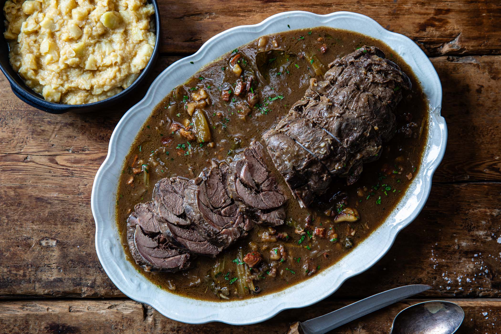 Rolled Shoulder of Venison Roast