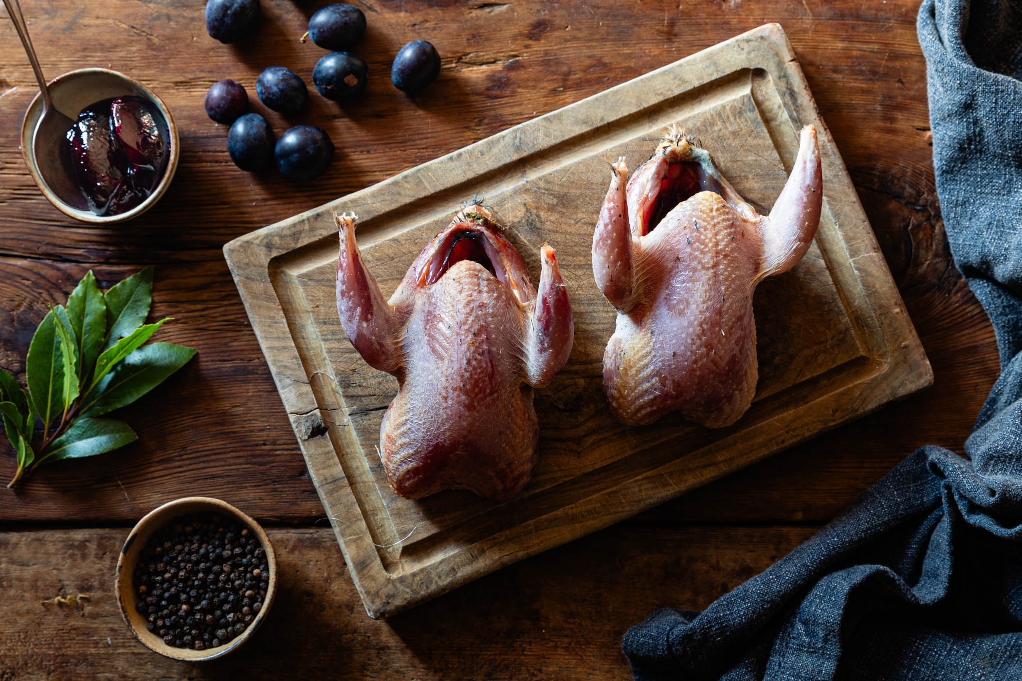 Brace of Wild Partridge, Whole