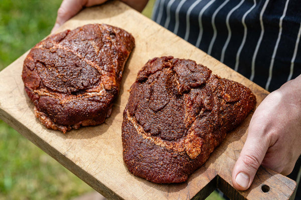 Pre-Rubbed Ox Cheek for Slow Smoking or BBQ