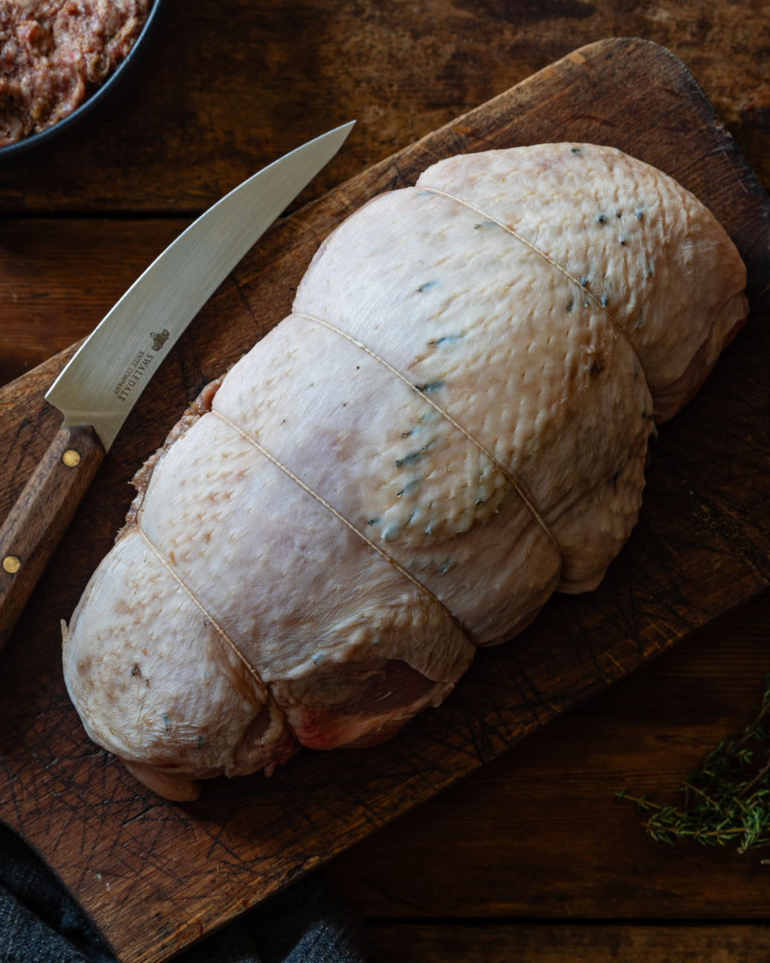 Rolled & Stuffed Turkey Breast