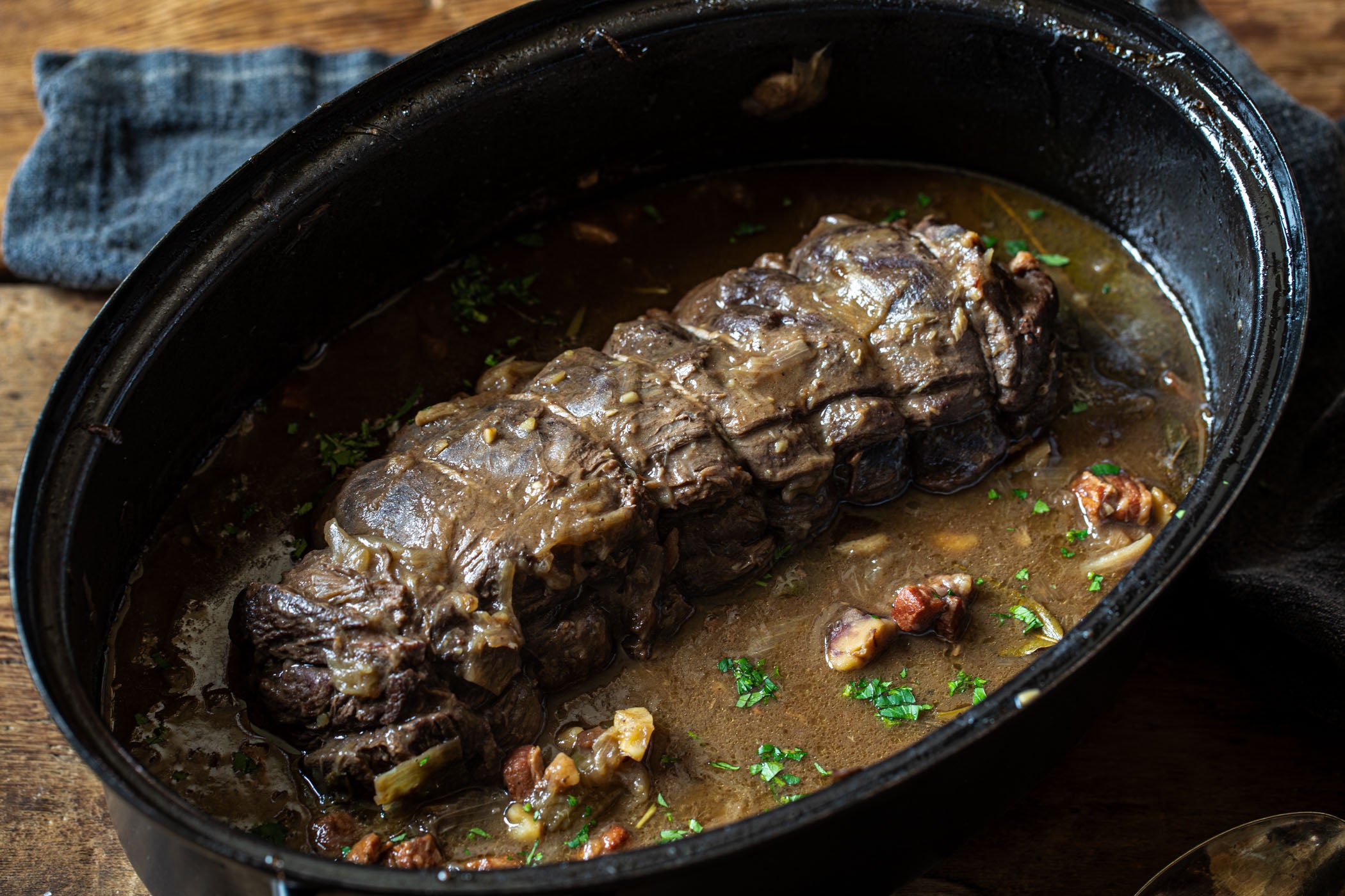 Rolled Shoulder of Venison Roast
