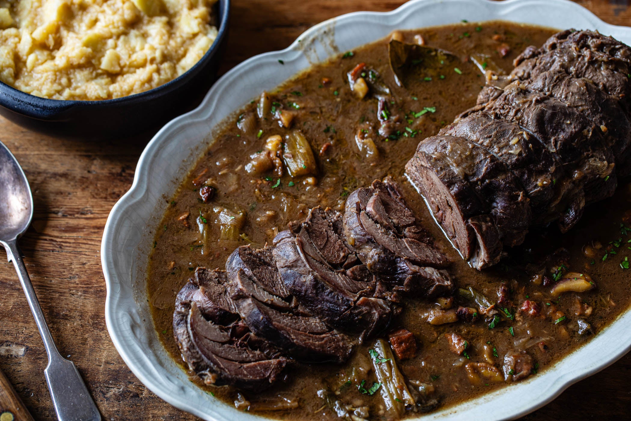 Rolled Shoulder of Venison Roast