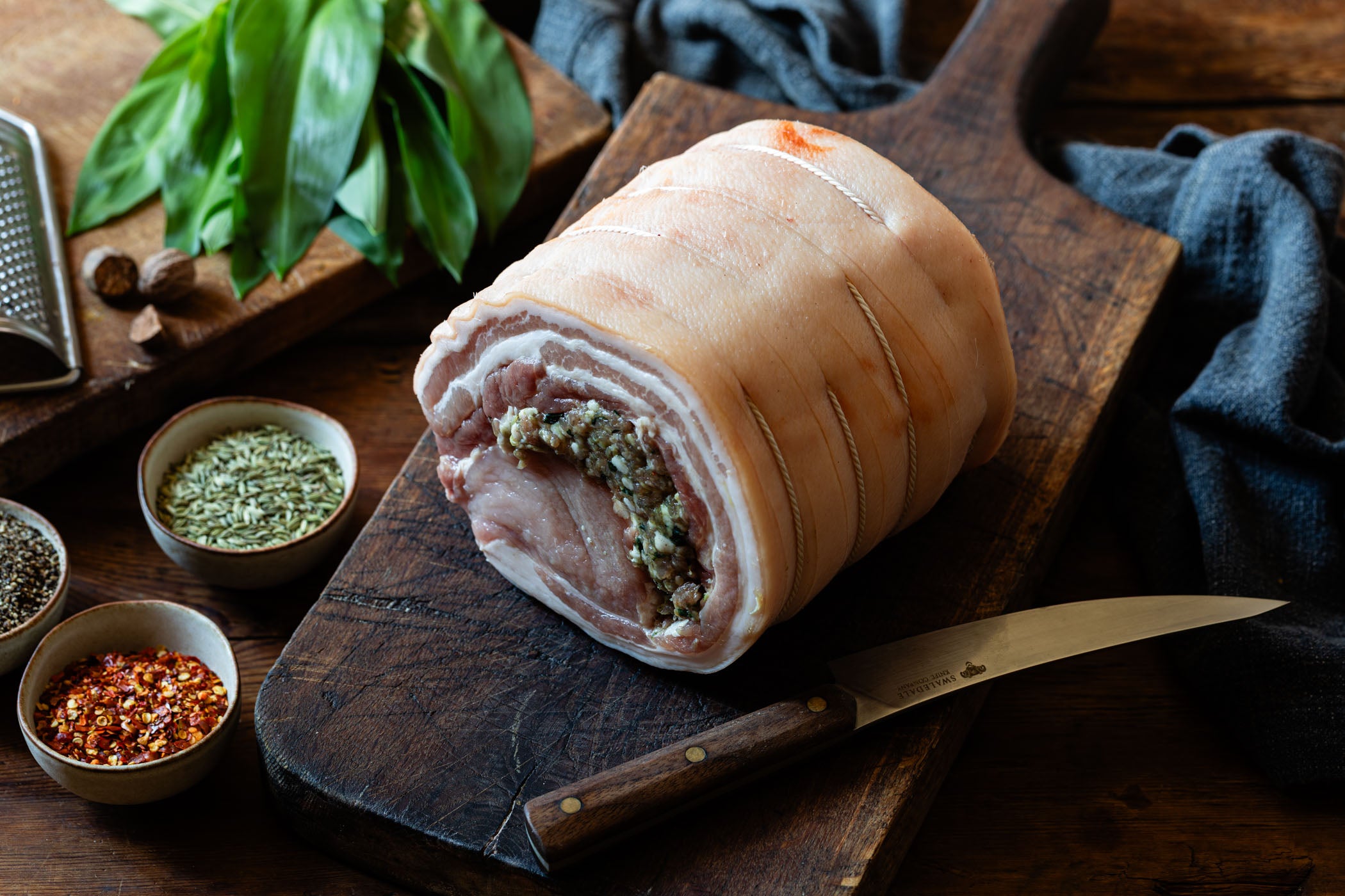 Easter Wild Garlic Porchetta